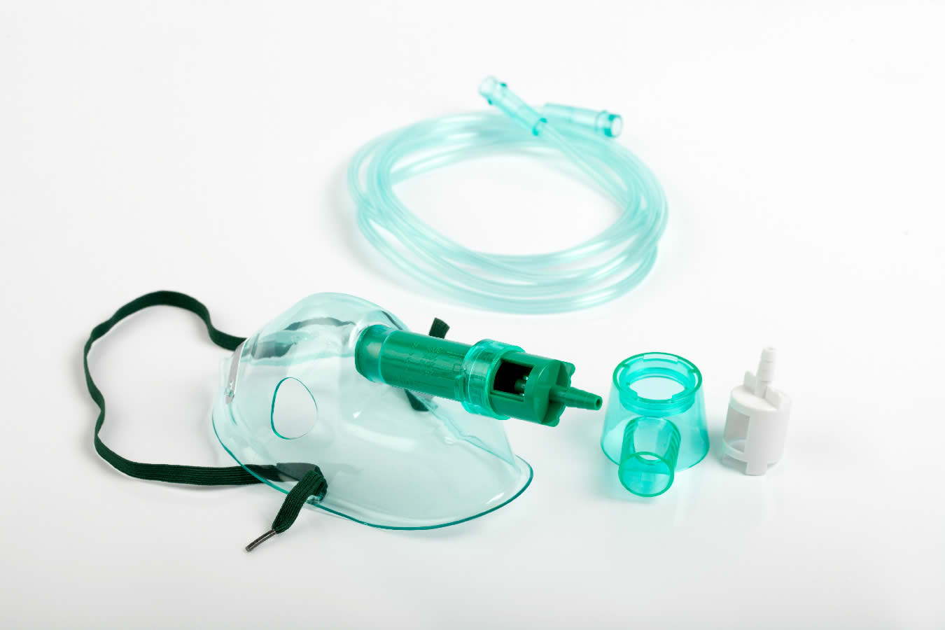 Маска Вентури лицевая кислородная нереверсивная, с трубкой 2 м размер XL, FS933XL(Alba Healthcare)